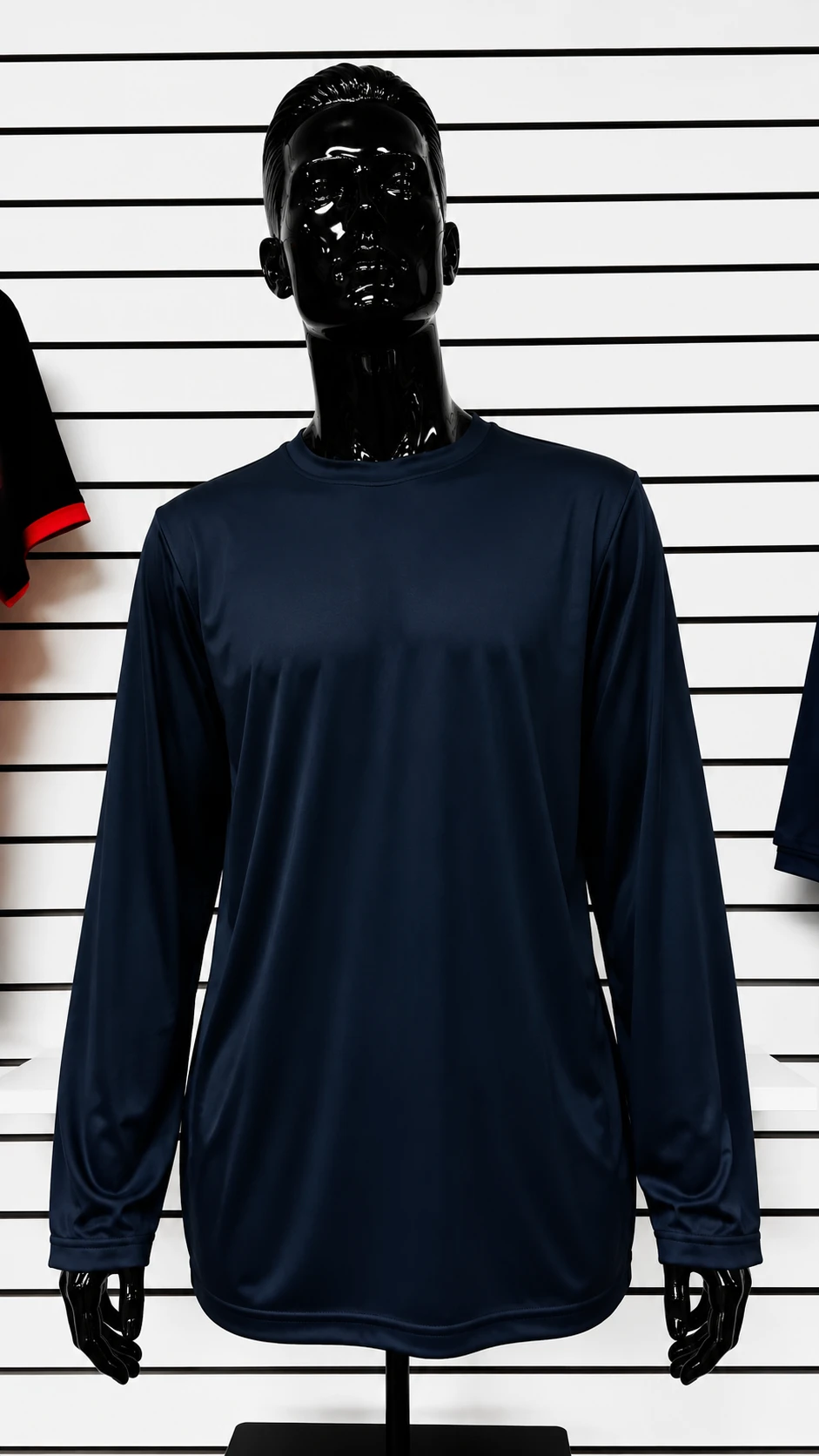 Dry Fit Manga Larga azul marino Cancún