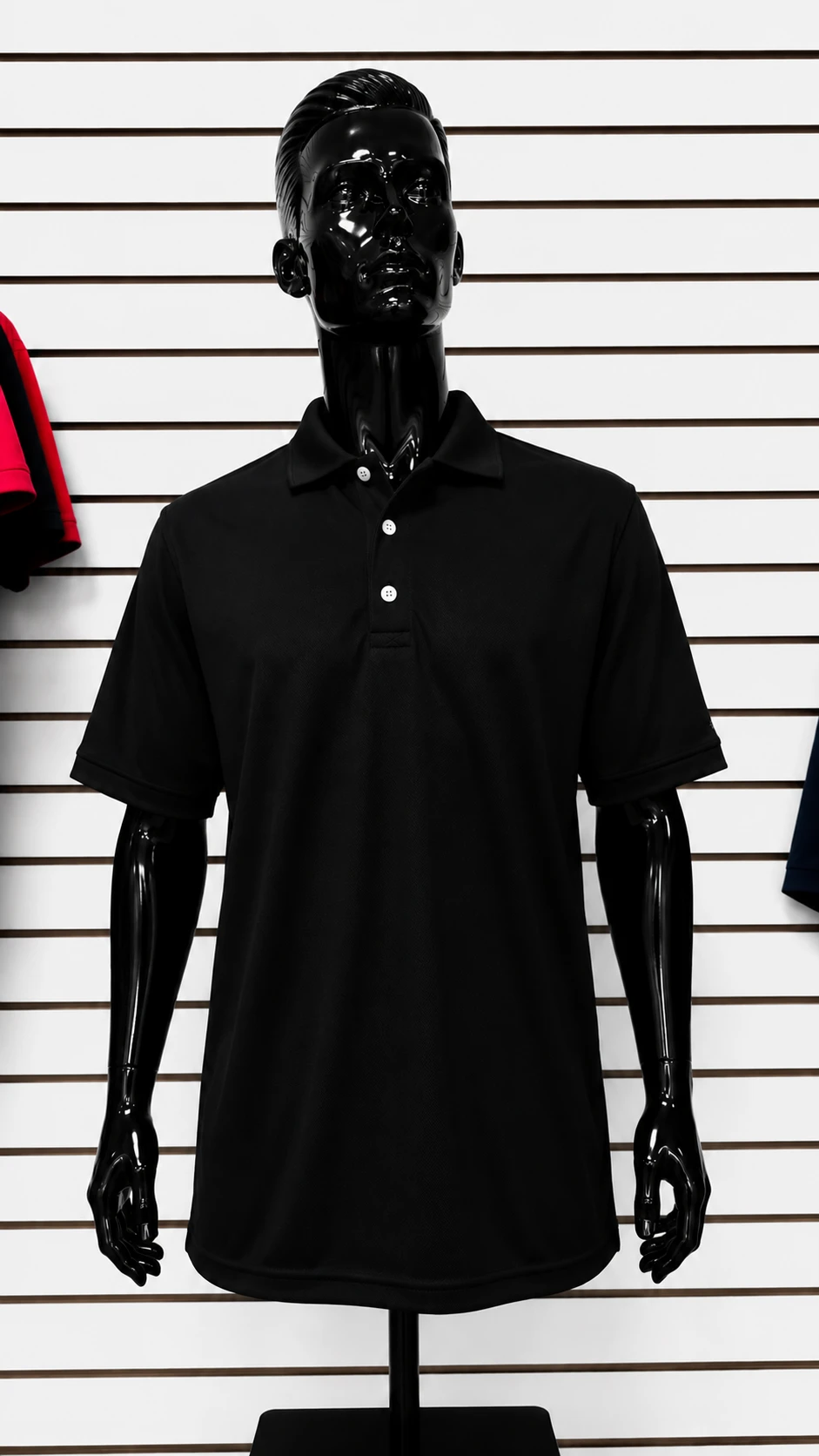 Dry Fit Polo negro Cancún