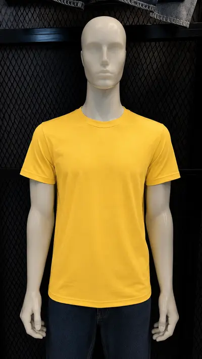 Playera algodón Max amarillo Cancún