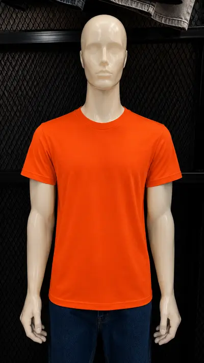 Playera algodón Max naranja Cancún