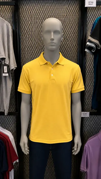 Polo algodón amarillo Cancún