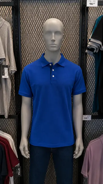 Polo algodón azul rey Cancún