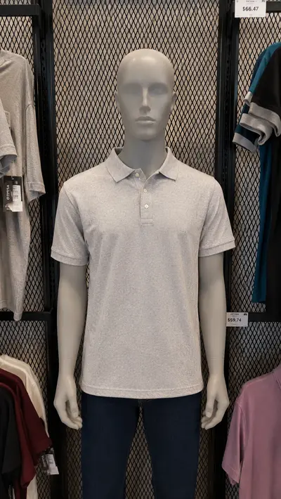 Polo algodón gris Cancún