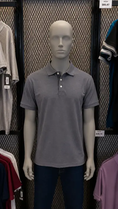 Polo algodón gris obscuro Cancún