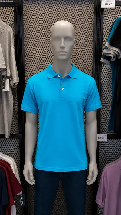 Polo algodón turquesa Cancún