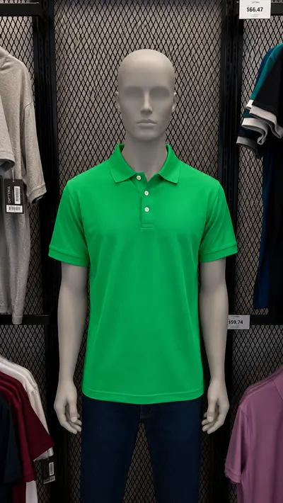 Polo algodón verde Cancún